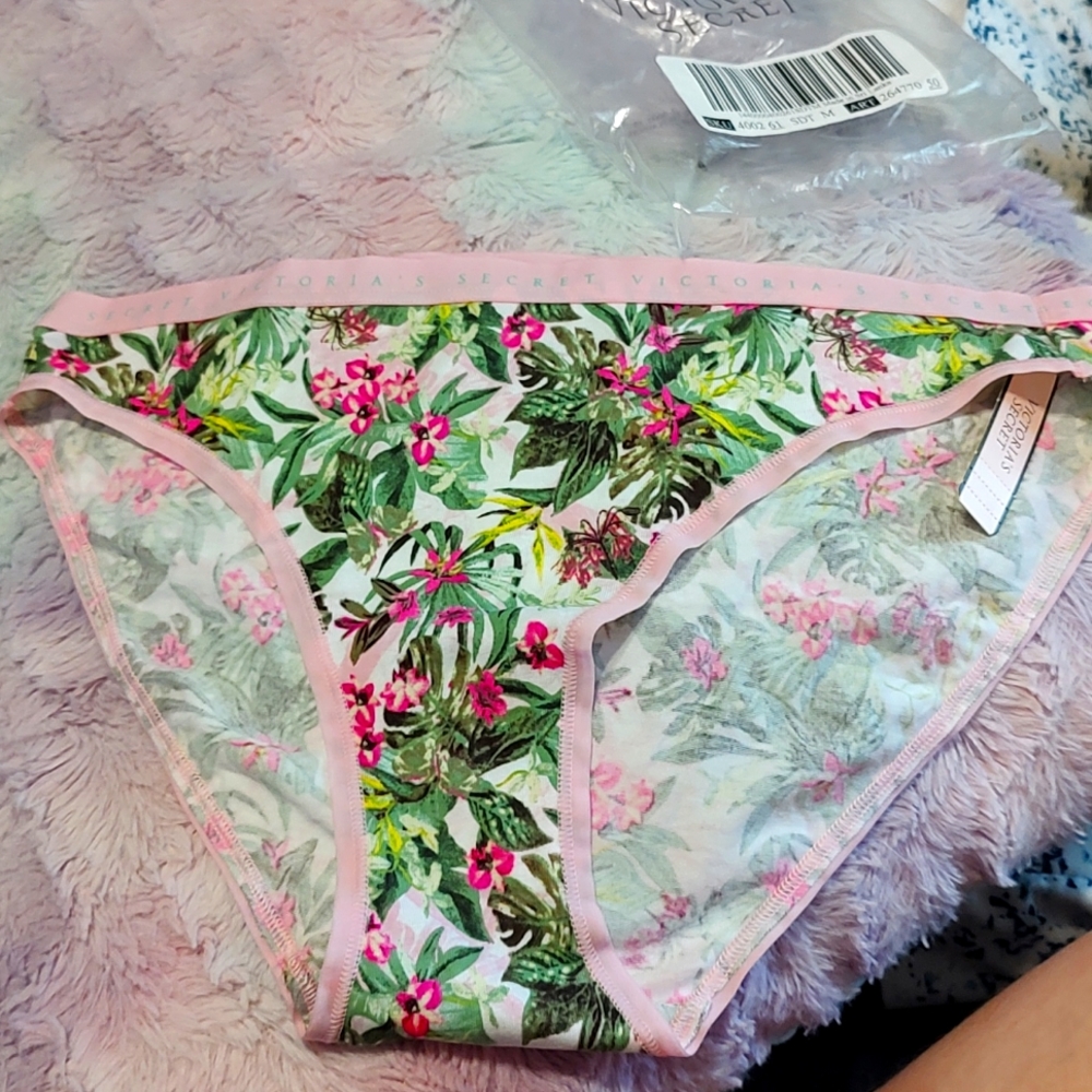 Victorias secret floral panties NWT